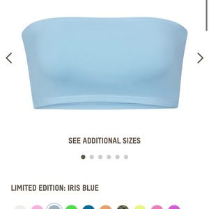 Skims bikini top iris blue